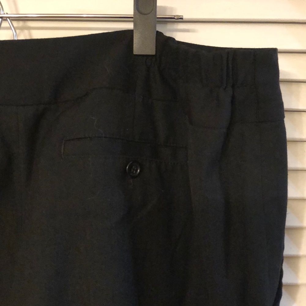 Black herringbone patterned dress pants - Picture 4 of 6